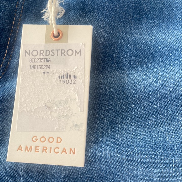 NWT Good American Good Icon High Waist Step Hem Bootcut Jeans Size 4/27 - Picture 4 of 4